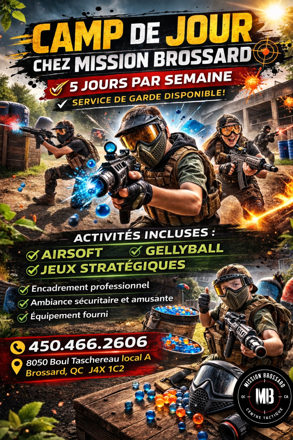 Camp de jour Mission Brossard