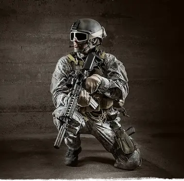 Joueur de Airsoft